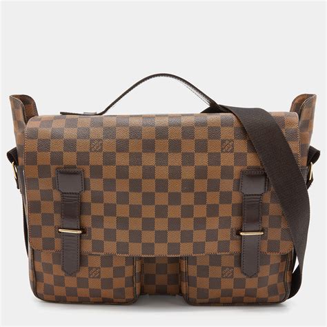 fake louis vuitton damier canvas broadway messenger bag|louis vuitton canvas bag.